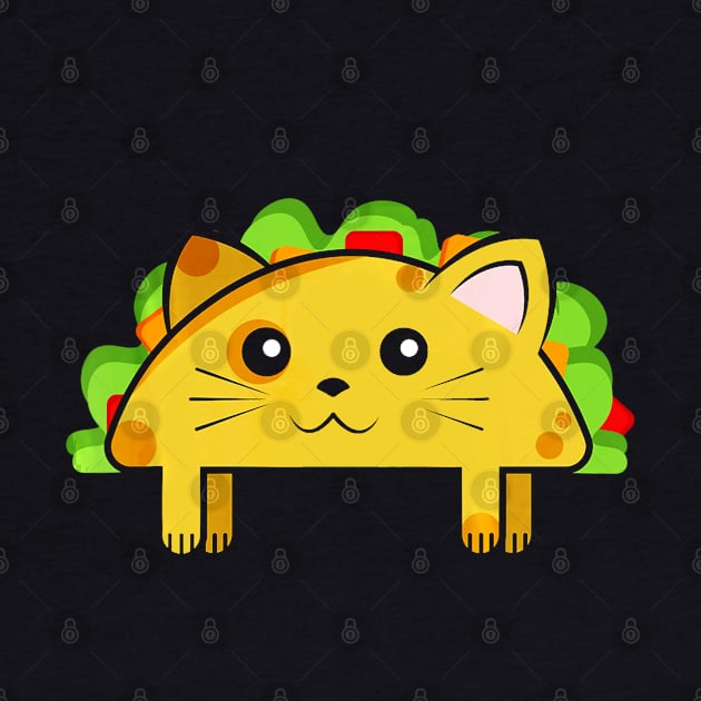 TacoCat Taco and Cat Cartoon Kids by CovidStore